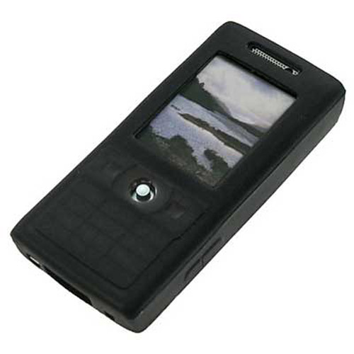 Silicone Skin Case for Sony Ericsson K800/K800i - Black