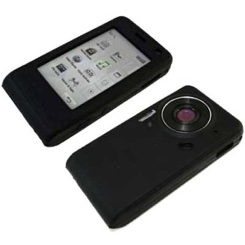Silicone Skin Protective Case for LG KU990 VIEWTY - Black