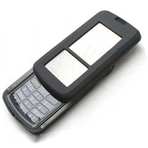 Silicone Skin Case for LG Venus - Black