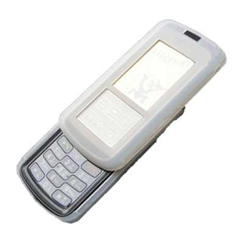 Silicone Skin Case for LG Venus - White