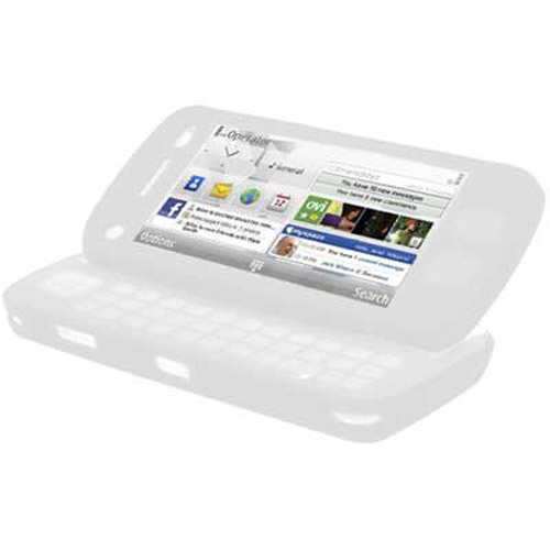 Silicone Skin Case for Nokia N97 - White
