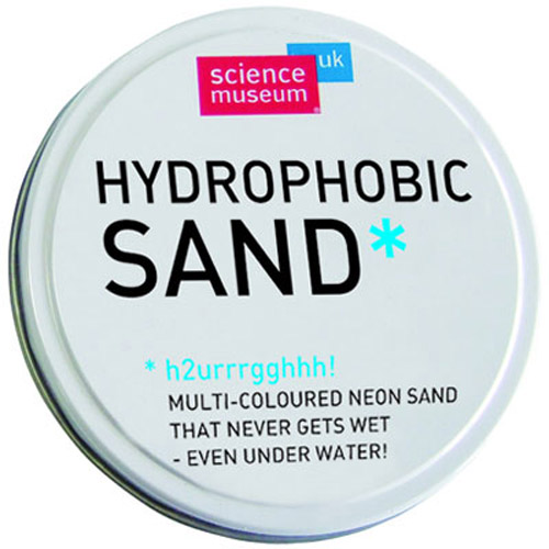 hydrophobic sand in water