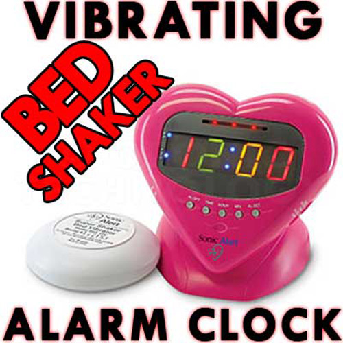 Sonic Boom Sweetheart Alarm Clock with Bed Shaker! 113 Decibels!