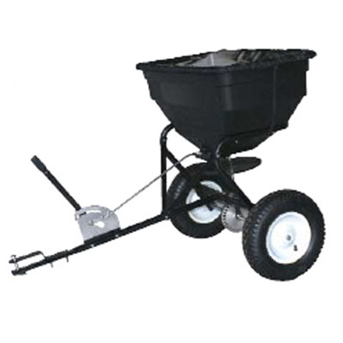 125LB TOWBEHIND ROCK SALT GRIT SPREADER / FERTILIZER SEED / INCLUDES