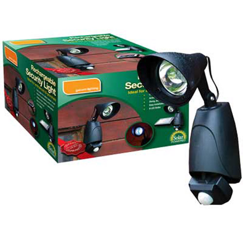 Solar Security Light and PIR - Ideal for Shed / Garage