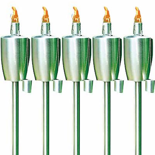 Stainless Steel Outdoor Garden Oil Burner Torch Lights - 1.15m