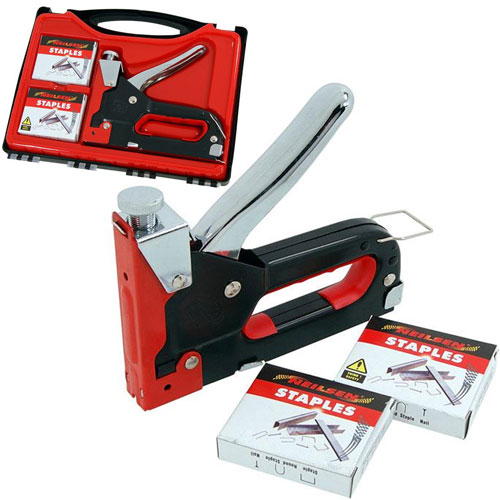 3 In 1 Staple & Nail Gun - With 600 Nails & Staples Included