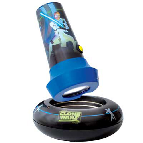 Star Wars Clone Wars Go Glow Light Torch & Projector