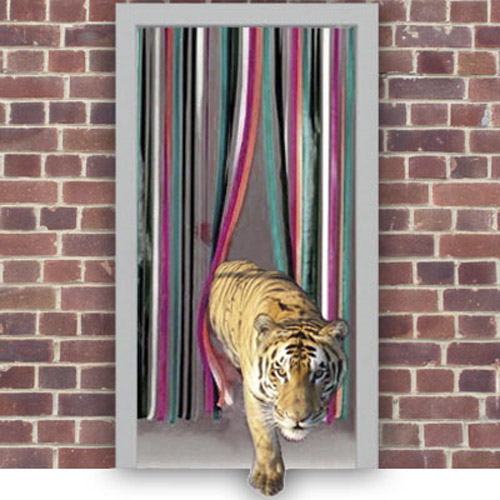 PLASTIC FLY STRIP BLIND / DOOR BLINDS MULTICOLOURED NEW