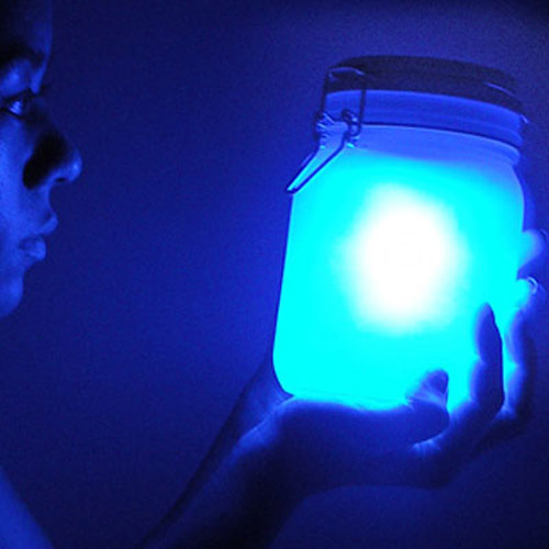 Sun Jar Solar Night Light - Blue Moon