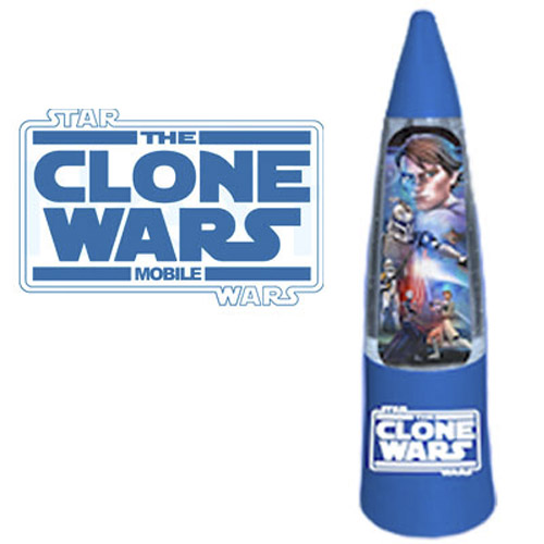 Star Wars Clone Wars Light Up Glitter Lamp
