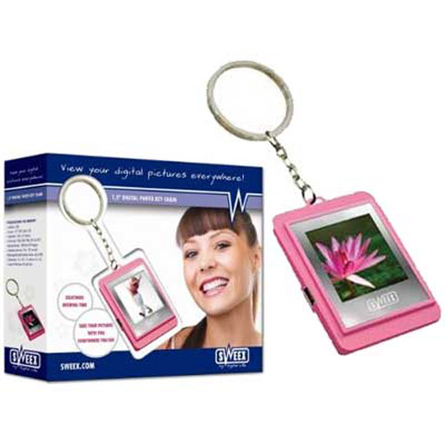 Sweex 1.5" Digital Photo Key Chain - Pink