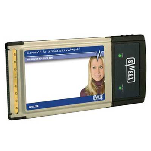 Sweex 54 Mbps Wireless LAN PC card