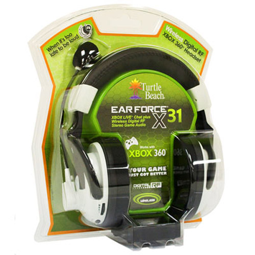 Turtle Beach Ear Force X31 Wireless Digital RF Xbox 360 Headset