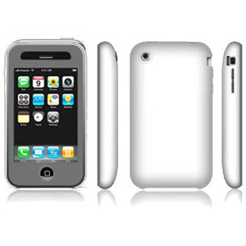 Miracle Touch Screen Protective Case for Apple iPhone 3G Silver
