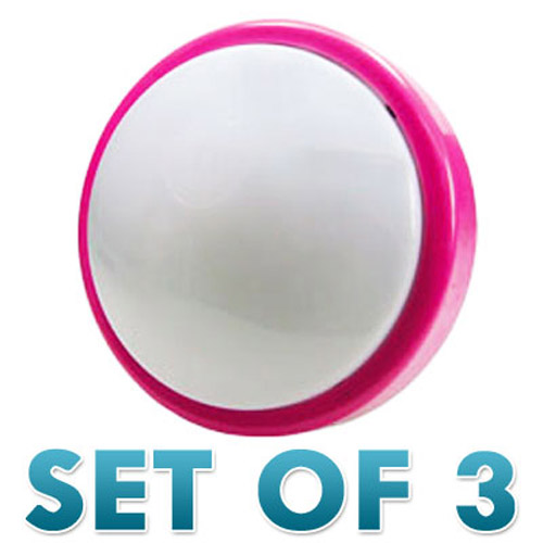 Set Of 3 Touch Lights - Assorted Colours - Battery Powered