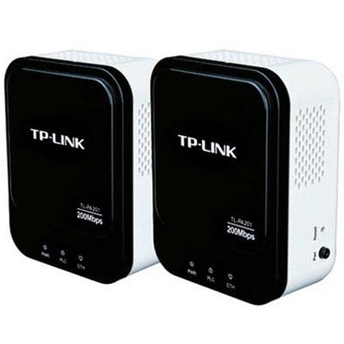 TP Link 200Mbps Powerline Ethernet Adapter Starter Kit