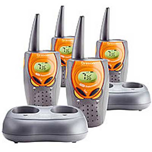 Oregon Scientific 2-Way Radio (Walkie Talkie) TP329 Quad Pack wi