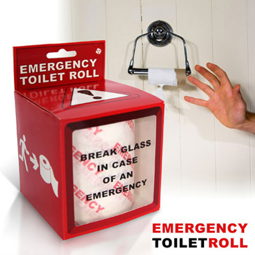 Novelty Emergency Toilet Loo Roll