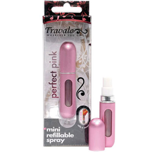 Travalo - The 8cm Refillable Fragrance Spray Bottle  - Pink