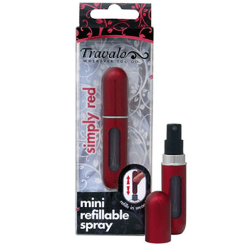 Travalo - The 8cm Refillable Fragrance Spray Bottle  - Red