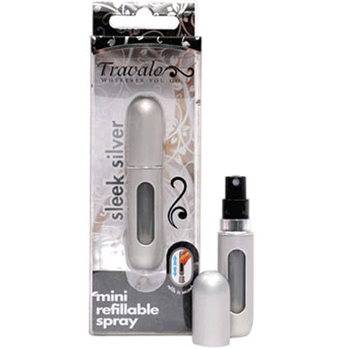 Travalo - The 8cm Refillable Fragrance Spray Bottle  - Silver