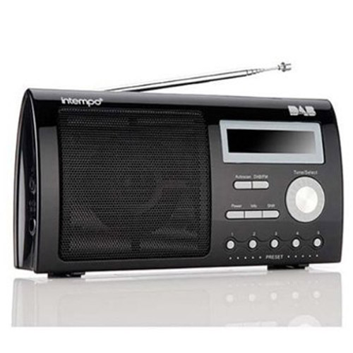 Intempo Portable DAB Radio in Black