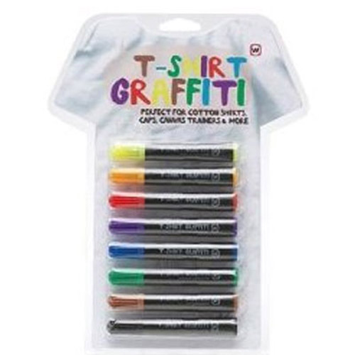 T-Shirt Graffiti Pens - 8 Permanent Marker Pens