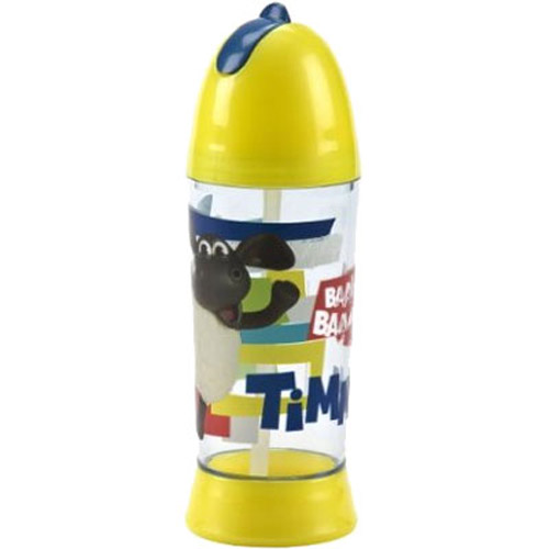 Timmy Time Space Canteen Drinks Bottle With Pop Out Straw