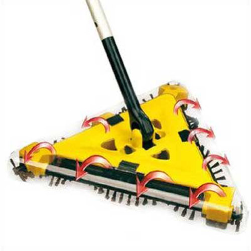 Twister Sweeper - 360 Degree Rotating Swivel Head & 3 Brushes