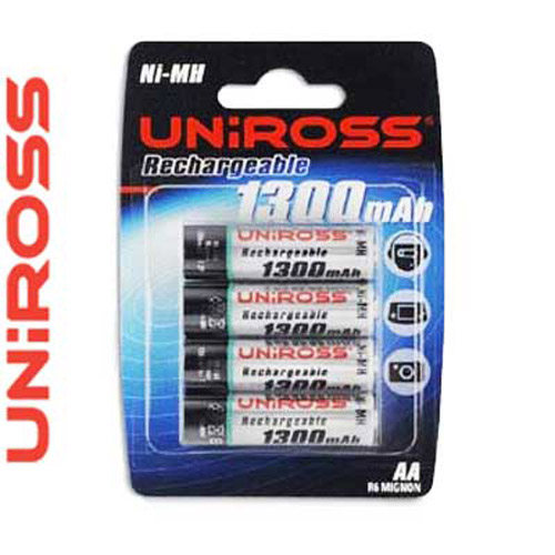 Uniross Rechargeable Battery AA Size 1300mAh - RB100887