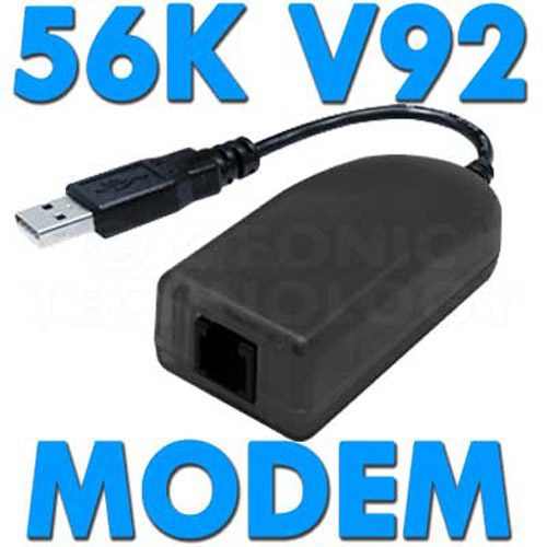 USB 56K V90 External Dial Up PCI Voice Fax Data Modem