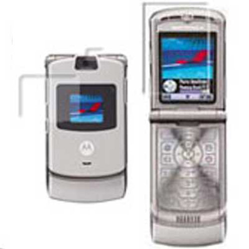 Motorola V3 Two Part LCD Screen Protector / Protective Film