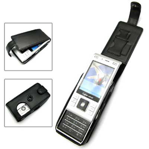 Vertical Leather Case for the Sony Ericsson C905