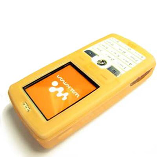 Sony Ericsson W800i W800 D750i D750 Silicone Skin - Orange