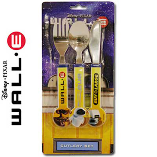WALL.E 3 Piece Cutlery Set (Knife, Fork, Spoon)