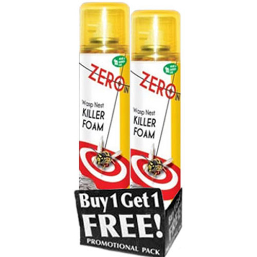 Zero In Wasp Nest Killer Foam - 300ml Double Value Pack!