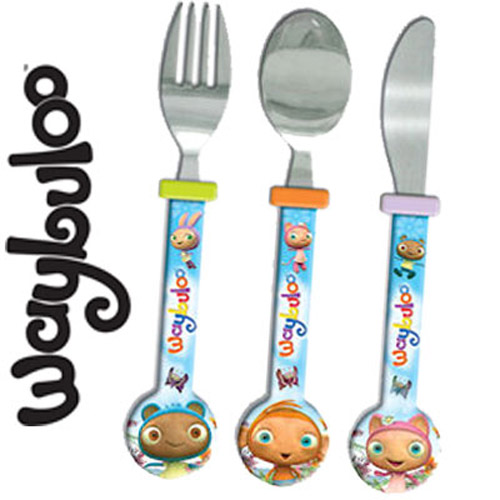 Waybuloo 3 Piece Cutlery Set