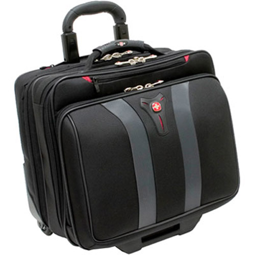 Wenger Grenada Wheeled Laptop Computer Case (Black/Grey)