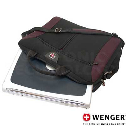 Wenger Angle Slim Notebook Case Up To 15.4 with Shoulder Strap B