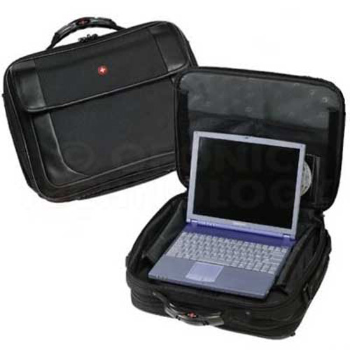 Wenger COMET Black Computer Case- Fits 15.4" Screen