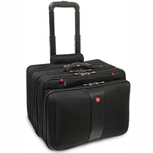Wenger Patriot Roller Tripple Laptop Case Backpack 15.4" Black