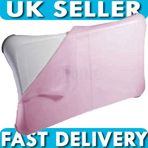 Compare prices and offers Silicone Skin Protective Cover Case for Wii Fit - PINK