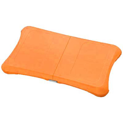 Silicone Skin Protective Cover Case for Nintendo Wii Fit Orange