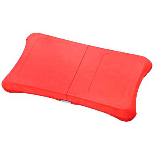 Silicone Skin Protective Cover Case for Nintendo Wii Fit - Red
