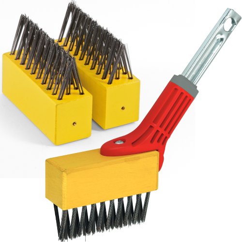 Wolf-Garten Multi-Change Weeding Brush & Spare Brush Head