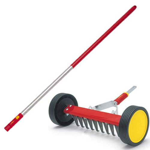 Wolf Garten Moss Removal Rake & Aluminium Handle - URM3 & ZMi15