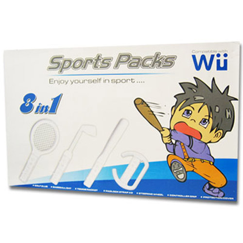 Nintendo Wii 8 in 1 Sports Accessory Pack