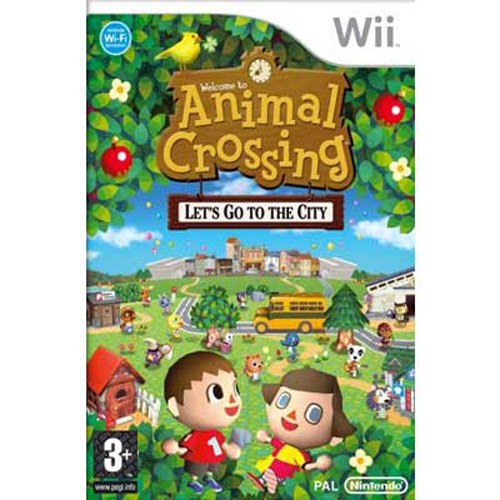 Nintendo Wii Game Animal Crossing: Let's Go To The City