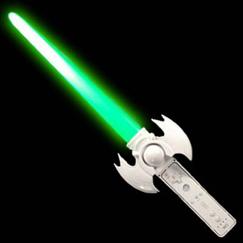 Green Light Sword for Nintendo Wii Lego Star Wars Game